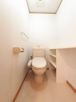 【トイレ】 | サン　リット　Ａ | 落ち着いた色調のトイレです