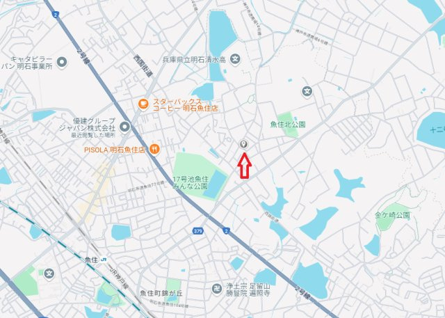 【地図】 | 明石市魚住町長坂寺Ⅱ土地（全22）13号地