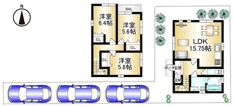 【間取り】 | K21929-柊野