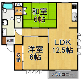 プラム中彦の間取り