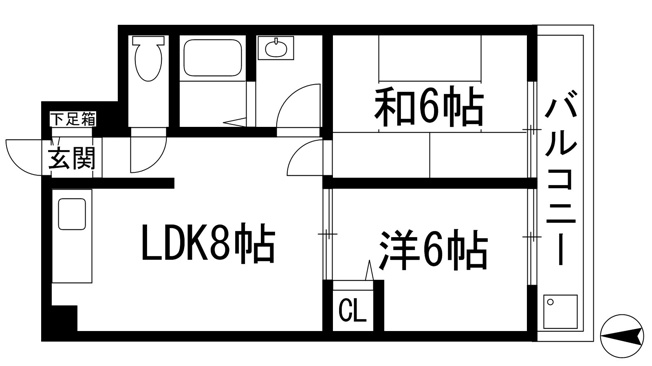 【間取り】 | ヴィラミナミ