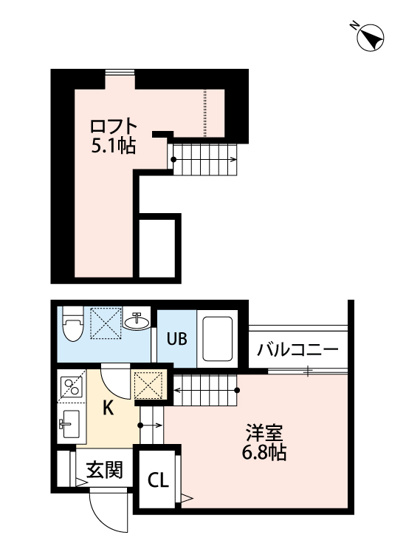 【間取り】 | HPに初期費用掲載！「プライスホーム」で検索！Happiness Ⅱ 吉塚