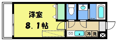 【間取り】 | フラッティ大徳寺南