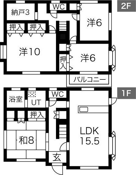安城第10東海ビル　　刈谷市近郊の賃貸はクラスホームの間取り