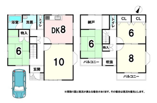 【間取り】 | 大和郡山市矢田町【リフォーム済】