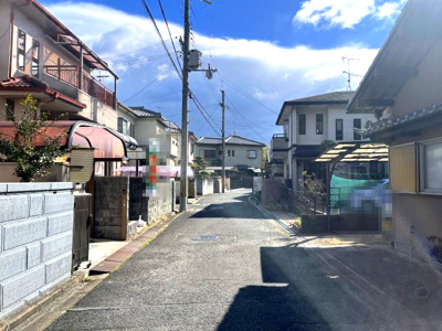 【前面道路含む現地写真】 | 大和郡山市矢田町【リフォーム済】