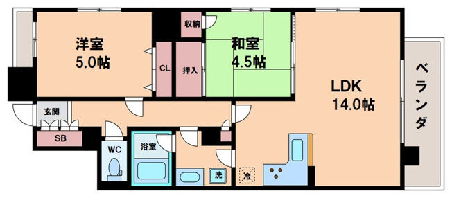 【間取り】 | アーデン上本町