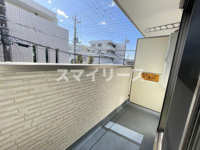 ジーメゾン我孫子ボヌールのバルコニー