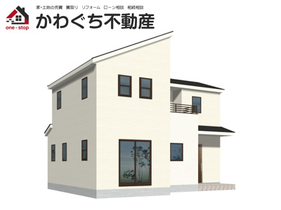 【外観パース】 | Livele Garden.S　八木田第６　１号棟 | ★内覧予約で新米2kg★