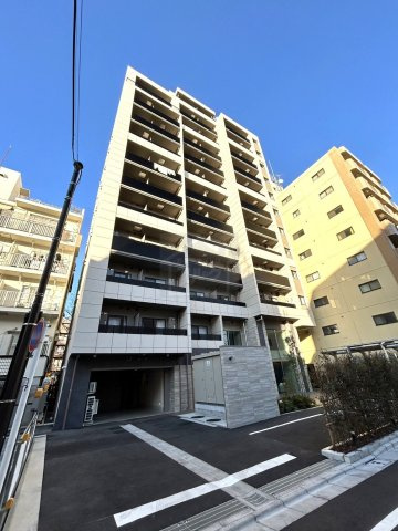 新宿区早稲田鶴巻町の賃貸マンションの外観