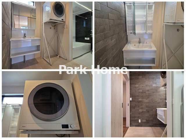 高知市一ツ橋2丁目-6号地　新築戸建ての洗面所|2025.8月：建築中