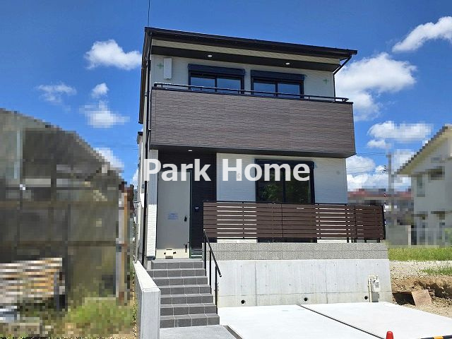 高知市一ツ橋2丁目-6号地　新築戸建ての外観|2025.8月：建築中