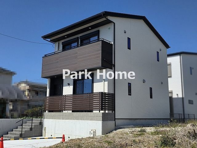 高知市一ツ橋2丁目-6号地　新築戸建ての外観|2025.8月：建築中