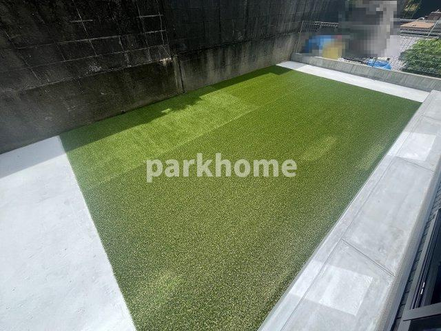 いの町枝川　新築戸建ての庭