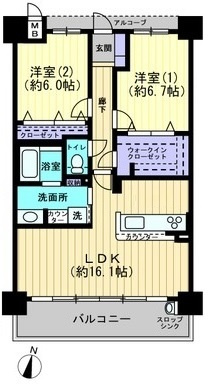 アルファスマート光駅の間取り