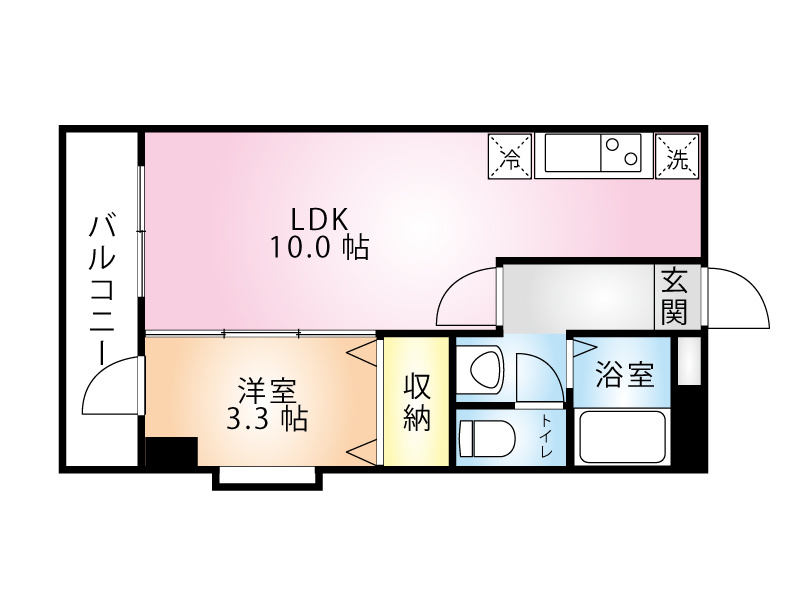 日の出橋ハウスの間取り