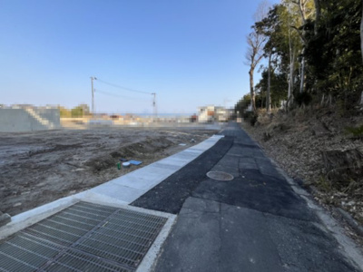 【前面道路含む現地写真】 | 大津市坂本1丁目25　分譲地 | 2025年02月　撮影