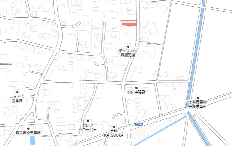 北諸県郡三股町大字蓼池の売地の土地図