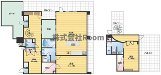【間取り】 | ロイヤルパークス桃坂