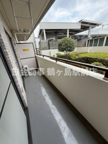 カザベーラ坂戸のバルコニー