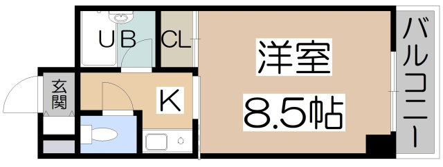 【間取り】 | メゾン・ド・カー・ベー・セ | メゾン・ド・カーベーセ　１K