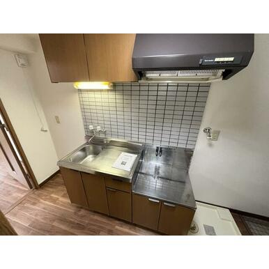 熊本市中央区西子飼町の賃貸マンションのキッチン