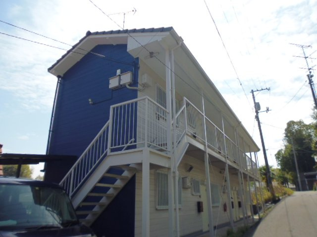 倉敷市児島稗田町のアパートの外観