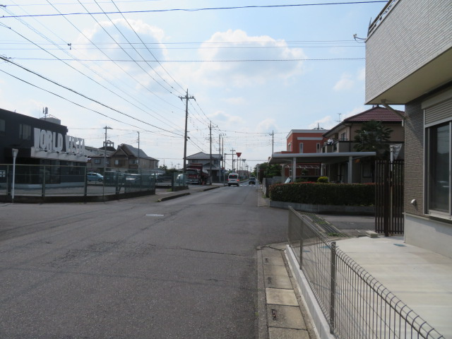加須市花崎１丁目の倉庫の周辺