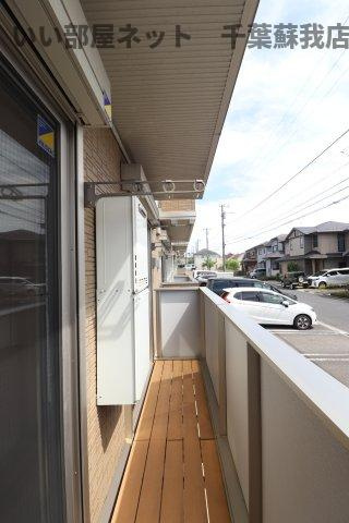 アネモス　Ａのバルコニー|広々としたバルコニーです