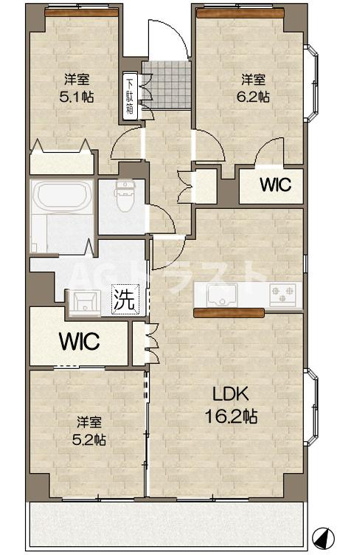 【間取り】 | CROTH　Omiya