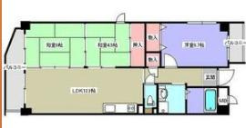 【間取り】 | コンセール中道