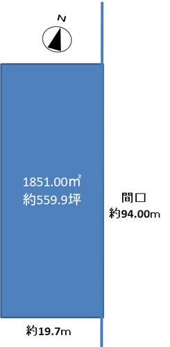 【間取り】 | 富田林市高辺台2丁目 事業用定期借地