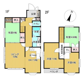 【間取り】 | 近江八幡市多賀町　中古戸建