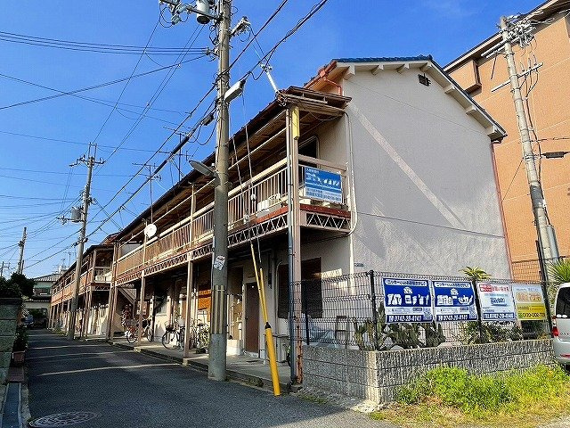 三笠荘　B棟の外観|外はこのようになっています