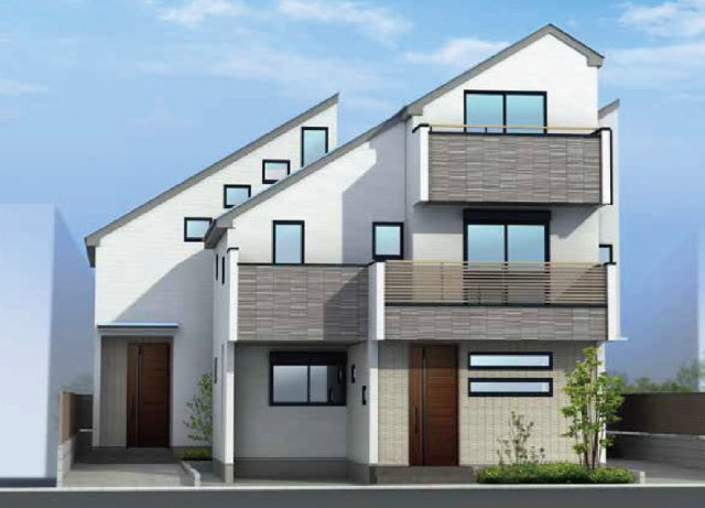 鷺宮15期の外観パース|外観パースです