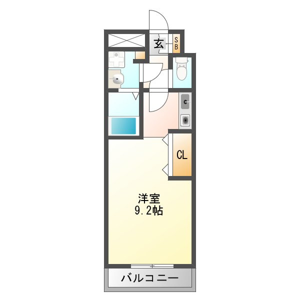 十三本町ウインズマンションⅡの間取り