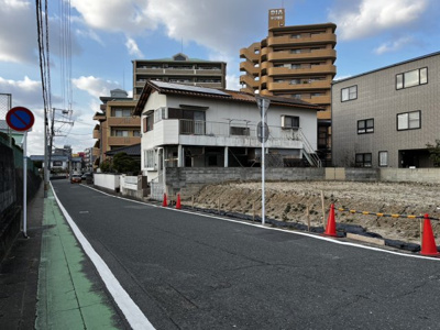 【前面道路含む現地写真】 | 【土地】福岡市南区三宅3丁目 A号地