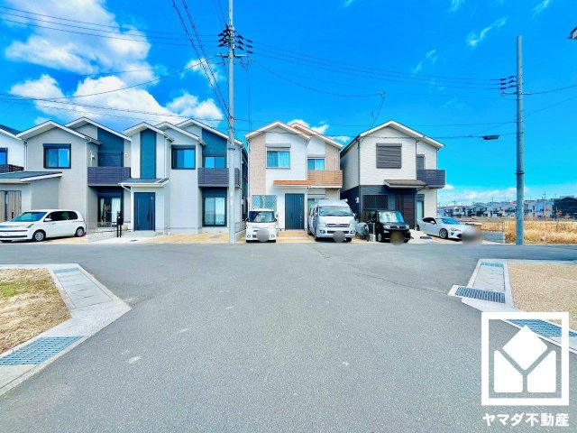伏見区久我御旅町　A号地の前面道路含む現地写真