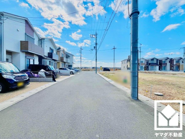 伏見区久我御旅町　A号地の前面道路含む現地写真