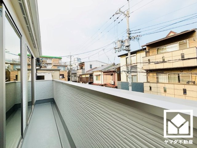 南区久世上久世町　5期1号地のバルコニー