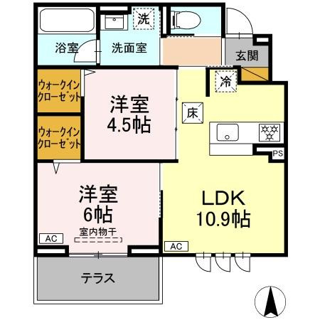 カルマーティ calmatiの間取り