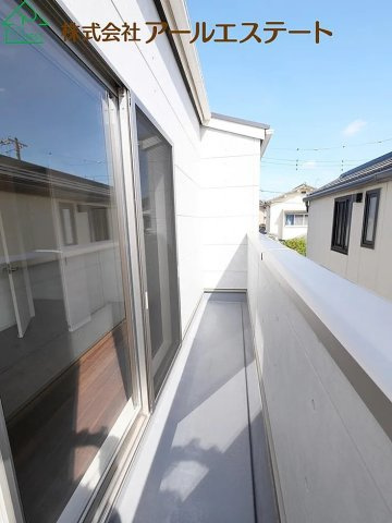 加古川市加古川町中津　　JR加古川線「日岡駅」徒歩15分のバルコニー
