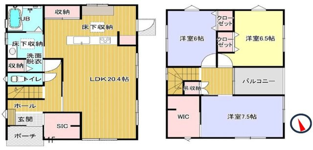 高砂市金ヶ田町　　JR「曽根駅」徒歩9分の間取り