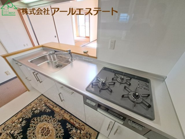 万葉ハイツ東加古川　　山陽電鉄「別府駅」徒歩18分のキッチン