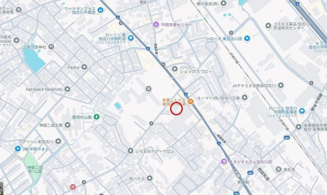 ライオンズマンション東加古川　　JR「東加古川駅」徒歩14分の地図