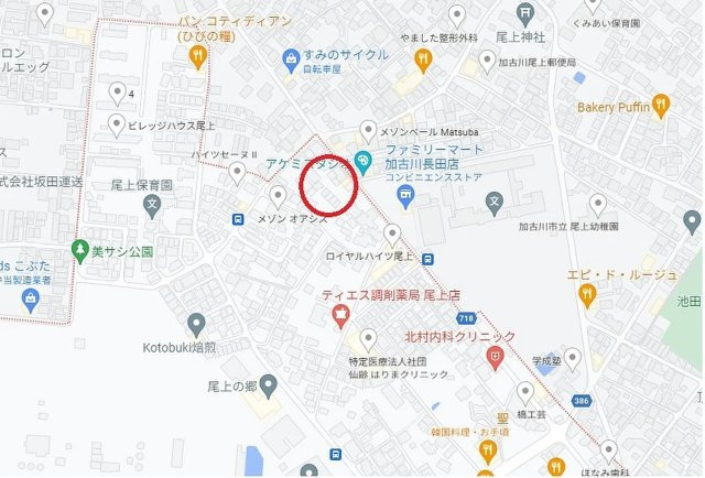 加古川市尾上町池田　　山陽電鉄「尾上の松駅」徒歩13分の地図