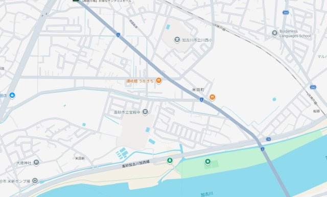 高砂市米田町米田　　JR「宝殿駅」徒歩18分の地図