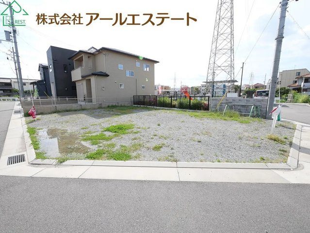 加古川市加古川町稲屋　　売土地の前面道路含む現地写真