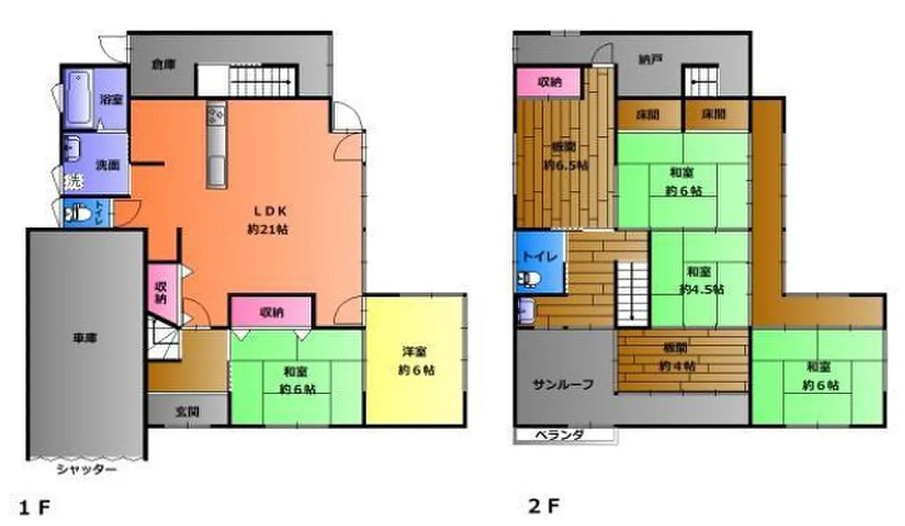 加古川市平岡町新在家　JR「東加古川駅」徒歩17分の間取り