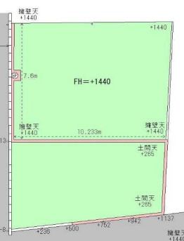加古川市野口町水足　　売土地の土地図